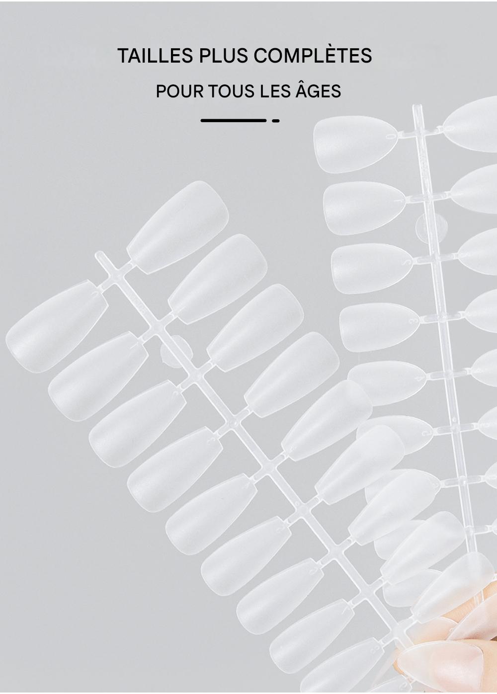 MATTE PLUS KAPSELNÄGEL 240 STÜCK-OVAL/MITTEL MJP240-OM