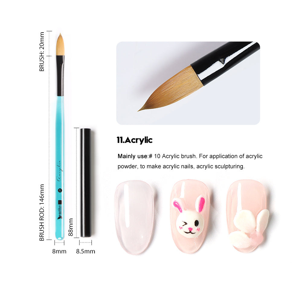 Pinceaux Nail Art Professionnels Beautilux