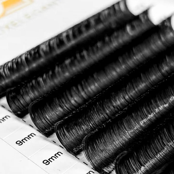 Easy Fanning DE® Eyelash Extensions – 12 Rows – Mixed Lengths