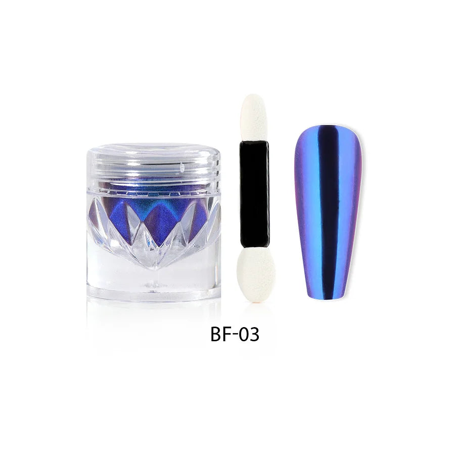 Poudre Pigment Miroir Beautilux – Effets Moonstone, Unicorn & Chameleon