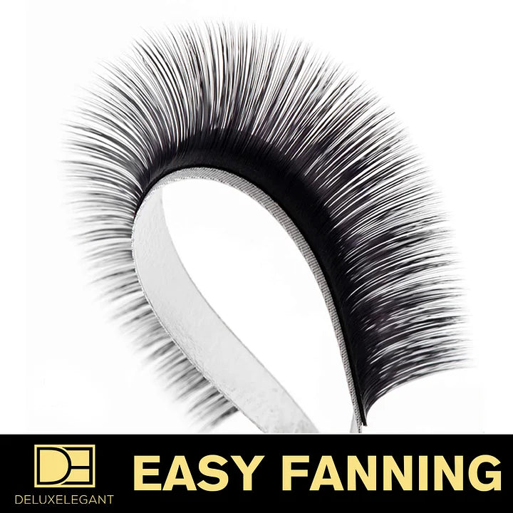 Easy Fanning DE® Eyelash Extensions – 12 Rows – Mixed Lengths