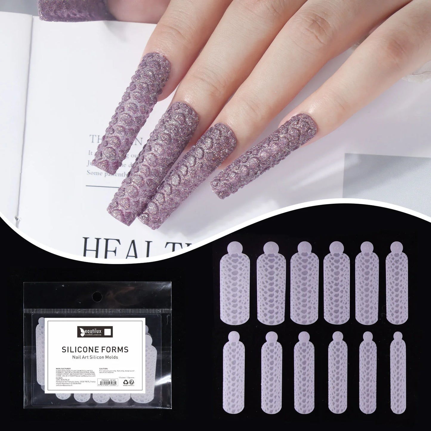 Beautilux Silicone Forms and Films | Professional Nail Art & Russian Manicure