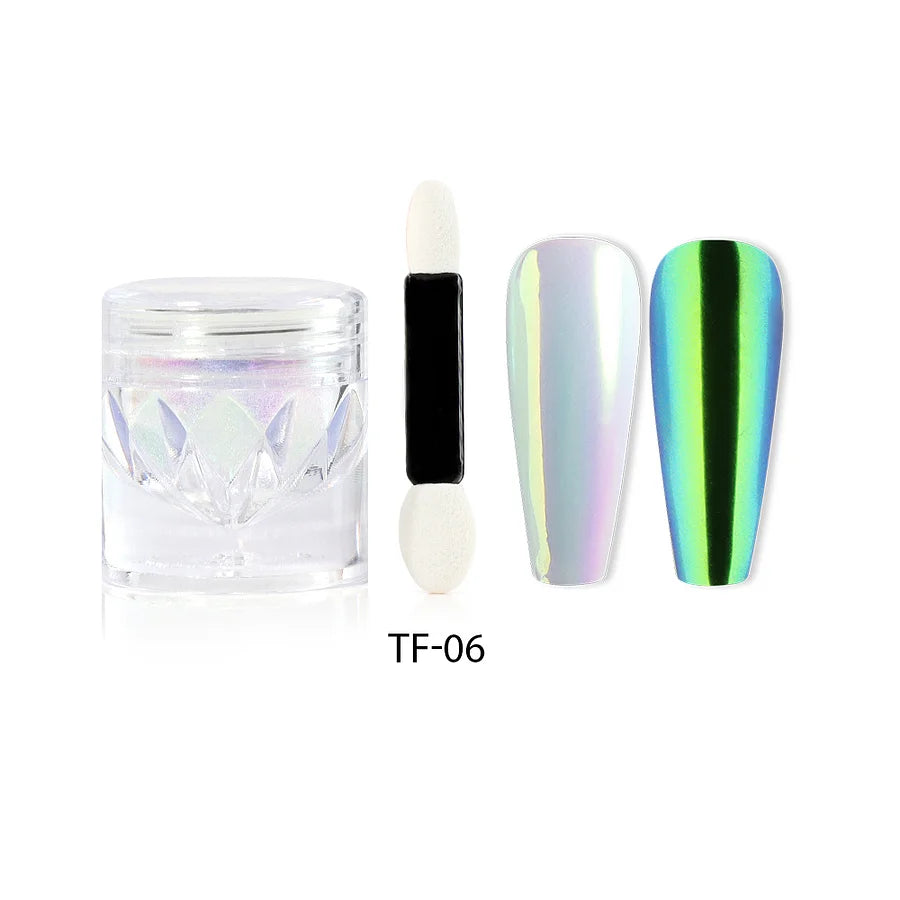 Poudre Pigment Miroir Beautilux – Effets Moonstone, Unicorn & Chameleon