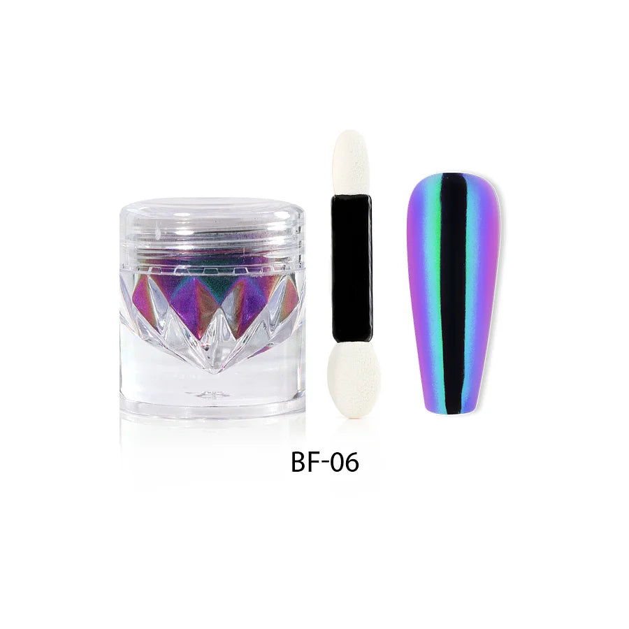 Poudre Pigment Miroir Beautilux – Effets Moonstone, Unicorn & Chameleon