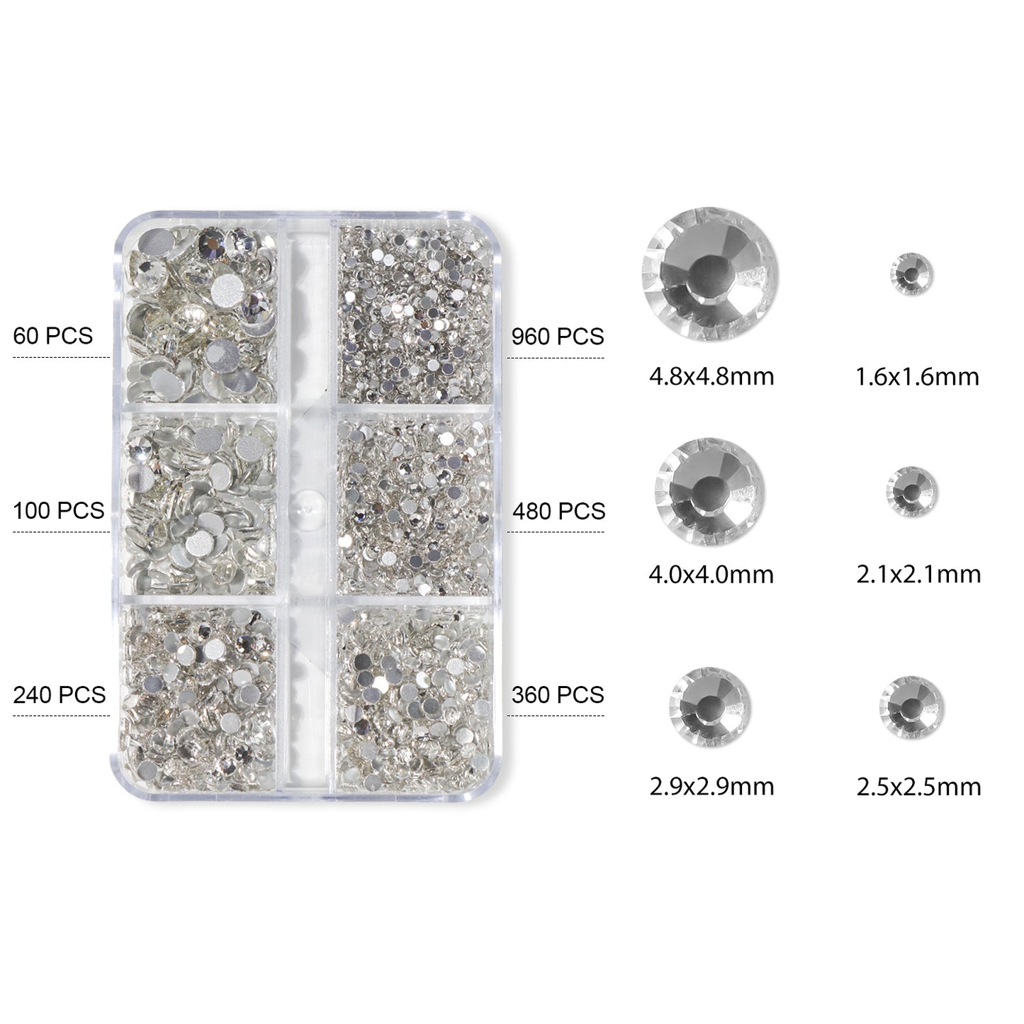 Strass Pierres Nail Art Beautilux