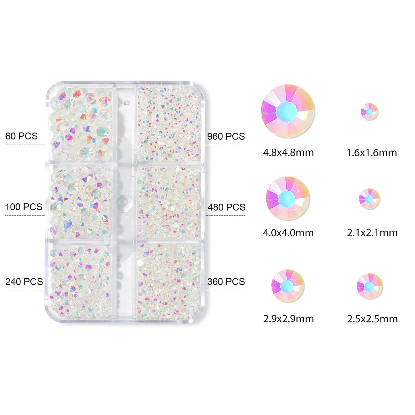 Strass Pierres Nail Art Beautilux