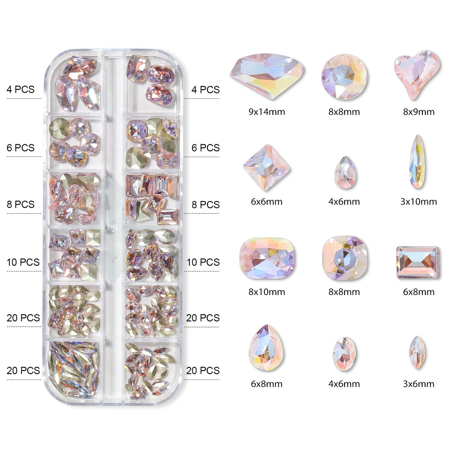 Strass Pierres Nail Art Beautilux