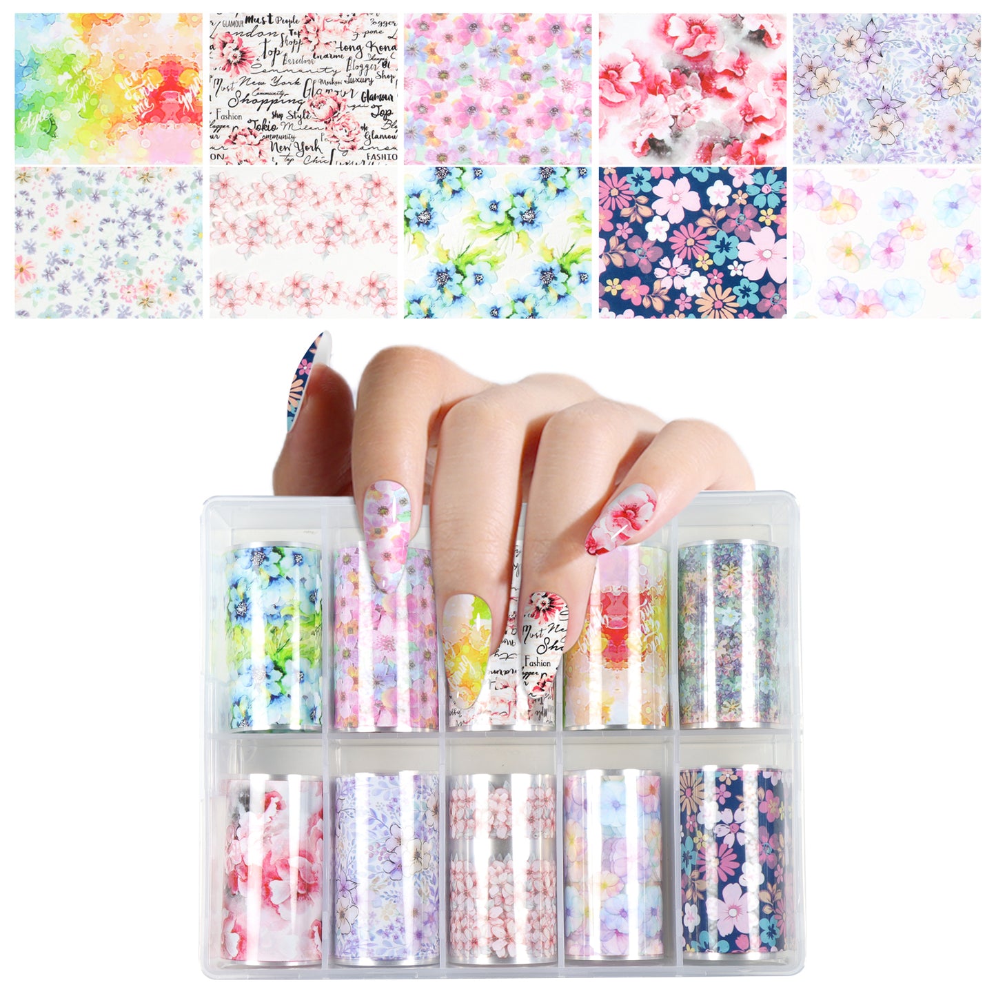 Foil de Transfert pour Nail Art Beautilux XKZ
