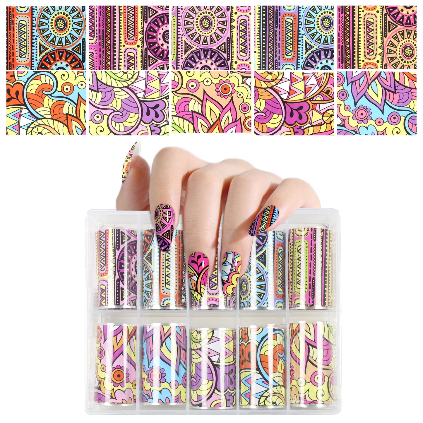 Foil de Transfert pour Nail Art Beautilux XKZ