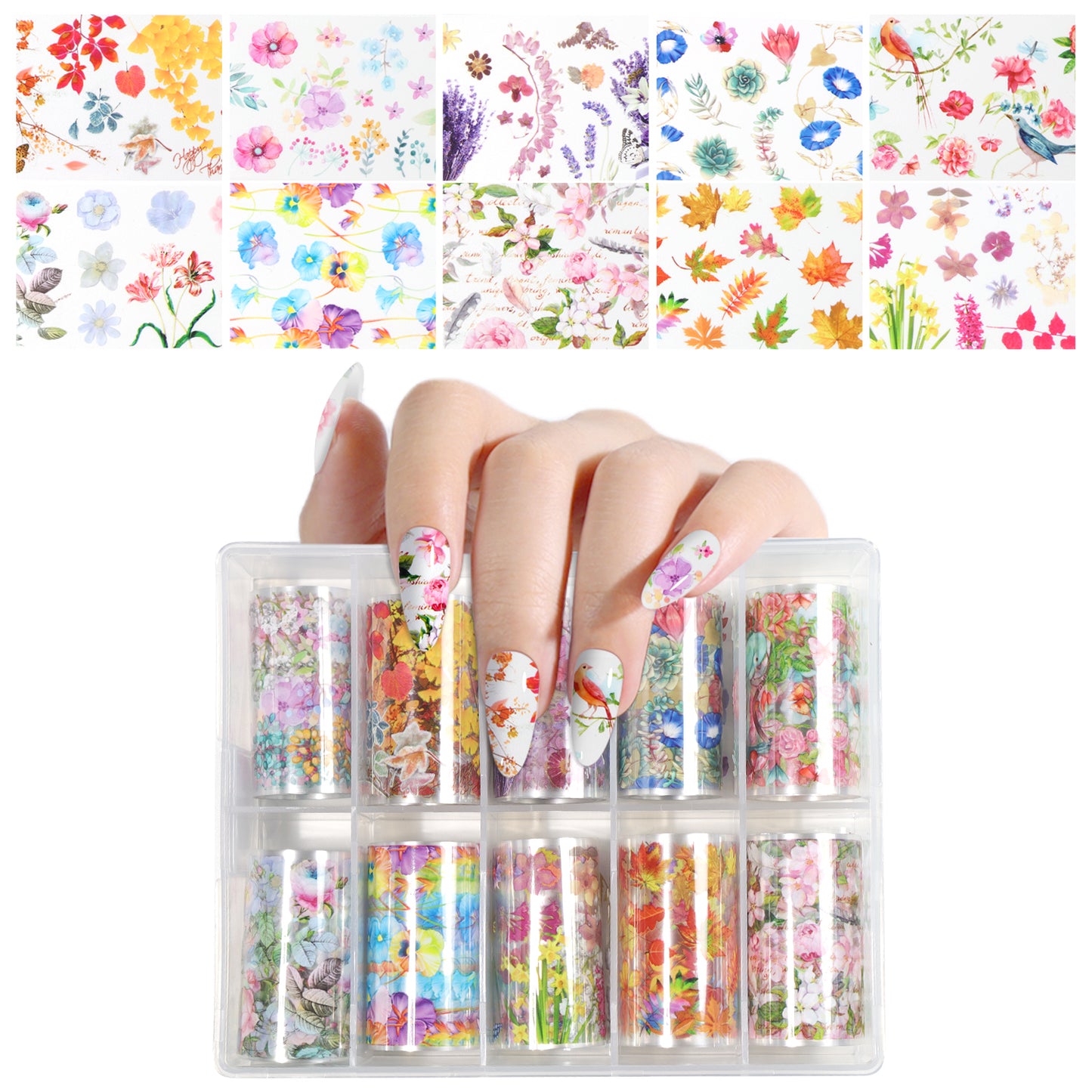 Foil de Transfert pour Nail Art Beautilux XKZ
