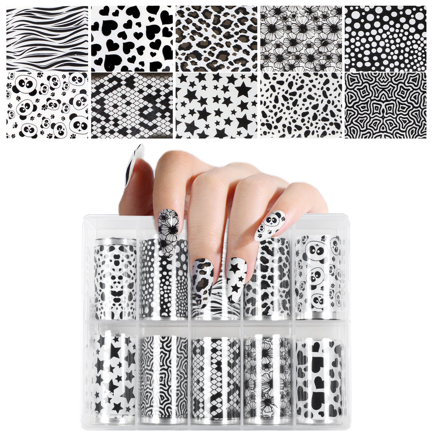 Foil de Transfert pour Nail Art Beautilux XKZ