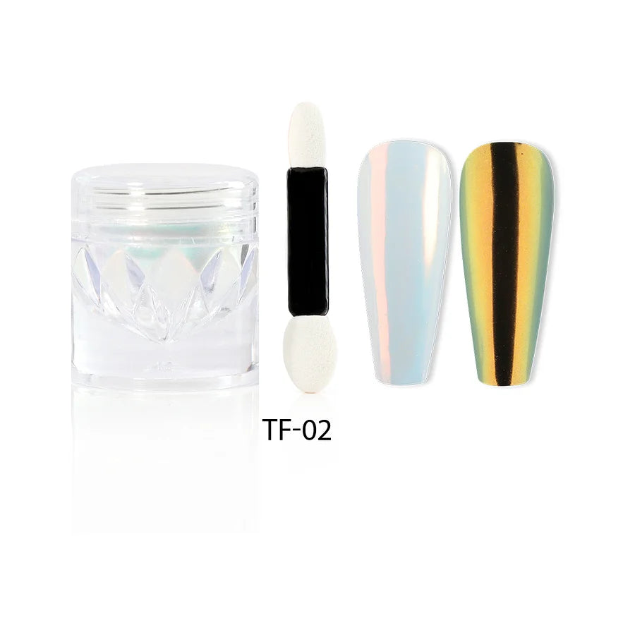Poudre Pigment Miroir Beautilux – Effets Moonstone, Unicorn & Chameleon