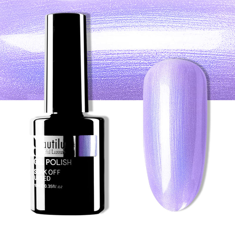 Beautilux Glitter Semi-Permanent Varnish from B-121 to B-168