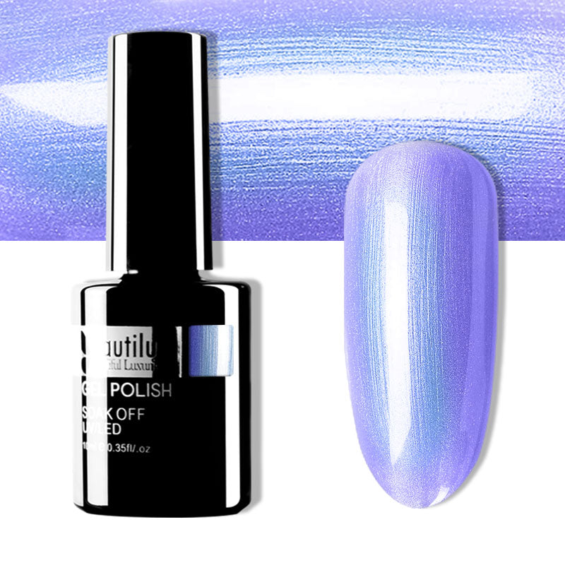 Beautilux Glitter Semi-Permanent Varnish from B-121 to B-168