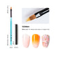 Professioneller Nail-Art-Pinsel – CRYSTAL BLUE CBNB-01