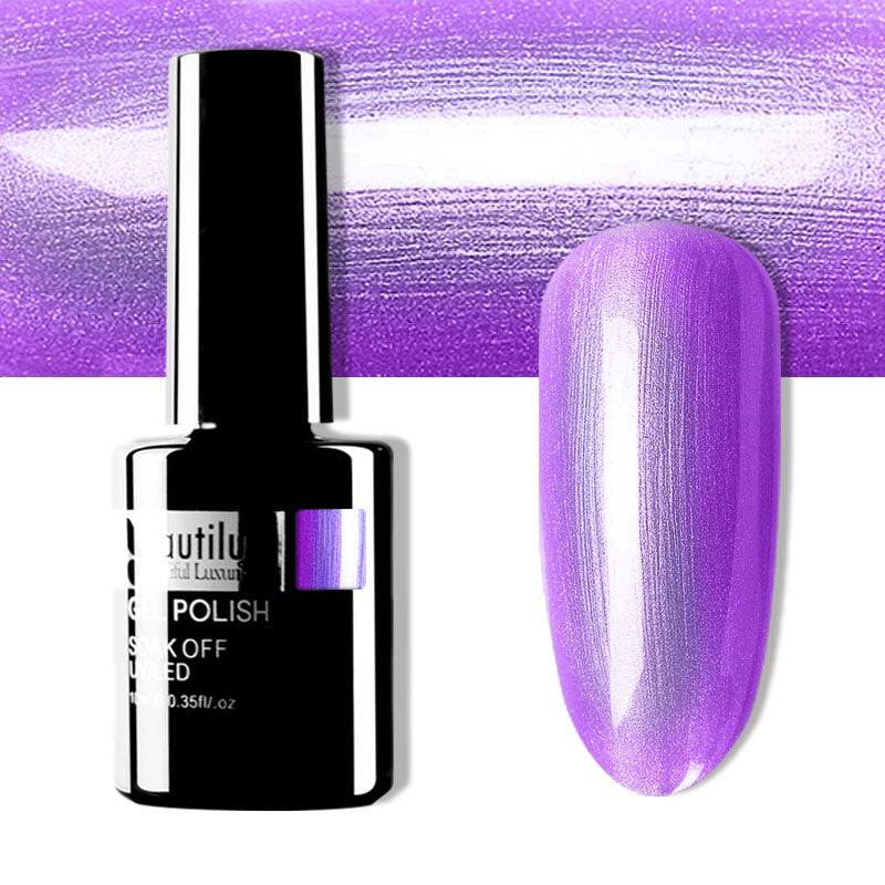 Beautilux Glitter Semi-Permanent Varnish from B-121 to B-168
