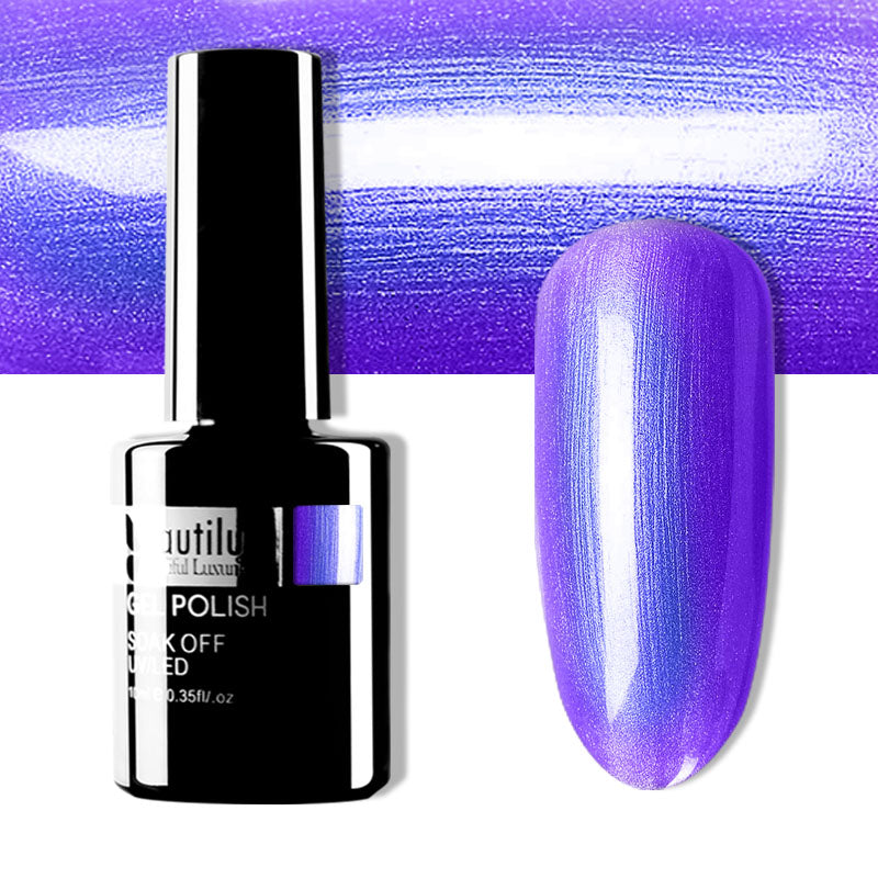 Beautilux Glitter Semi-Permanent Varnish from B-121 to B-168