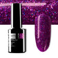 Beautilux Glitter Semi-Permanent Varnish from B-121 to B-168