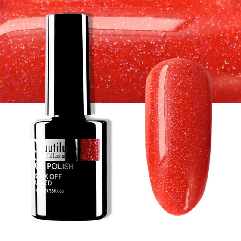 Beautilux Glitter Semi-Permanent Varnish from B-121 to B-168