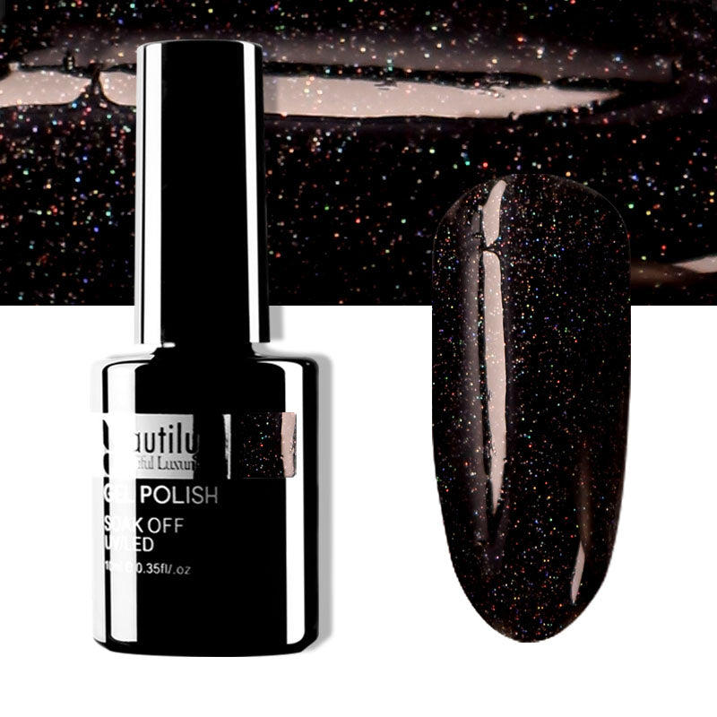 Beautilux Glitter Semi-Permanent Varnish from B-121 to B-168