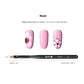 Professioneller Nail-Art-Pinsel – CRYSTAL BLUE CBNB-01