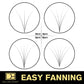 Easy Fanning DE® Eyelash Extensions – 12 Rows – Mixed Lengths