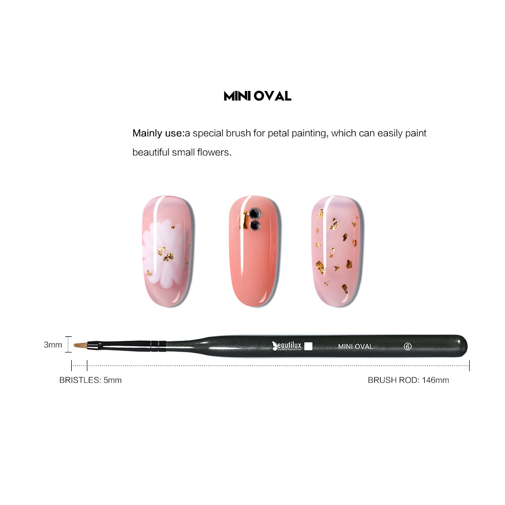 Professioneller Nail-Art-Pinsel – CRYSTAL BLUE CBNB-01