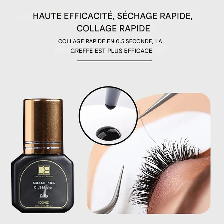 DE® Professional Eyelash Glue – 0.5 sec – 8 ml