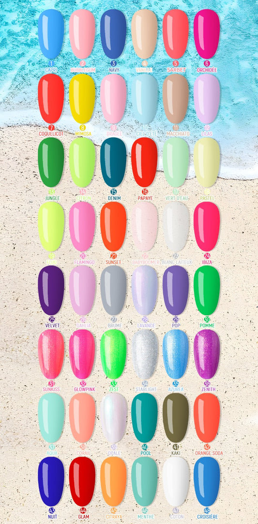 Collection « Hello Summer » - vernis à l'unité 10ml