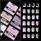 Capsules Ongles Beautilux 120 pièces – Formes Coffin, Amande, Carré, Stiletto