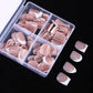 Capsules Ongles Beautilux 120 pièces – Formes Coffin, Amande, Carré, Stiletto